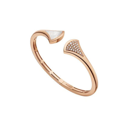 [⭐Reverie Jewels]DREAM BRACELET OPEN PINK GOLD MOP DIAMOND