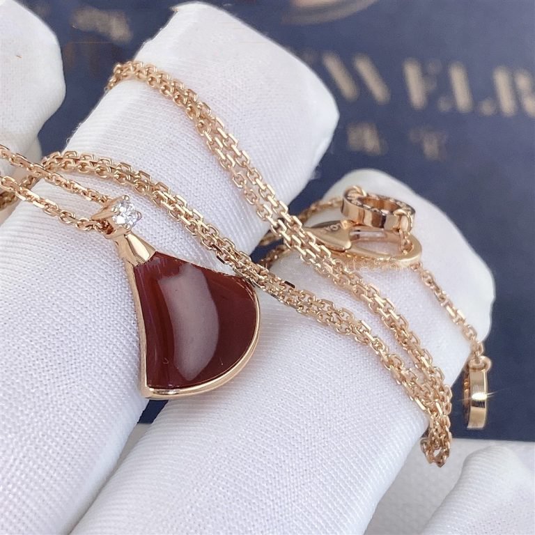 [⭐Reverie Jewels]DREAM NECKLACE CARNELIAN 1 DIAMOND