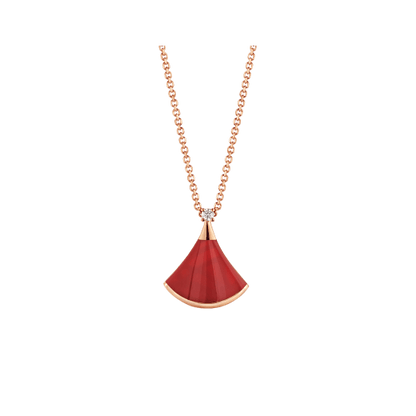 [⭐Reverie Jewels]DREAM NECKLACE CARNELIAN 1 DIAMOND