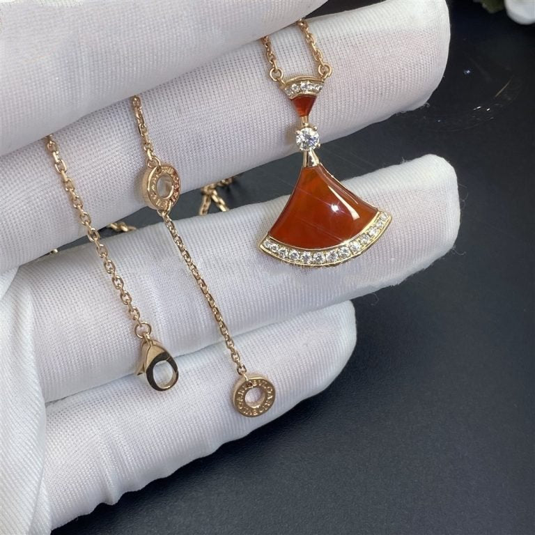 [⭐Reverie Jewels]DREAM NECKLACE CARNELIAN DIAMOND