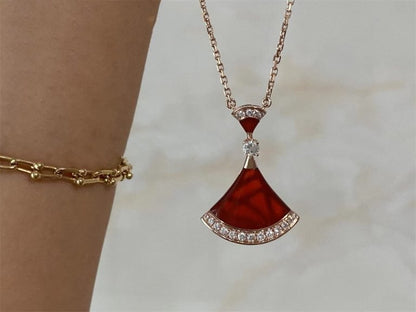 [⭐Reverie Jewels]DREAM NECKLACE CARNELIAN DIAMOND