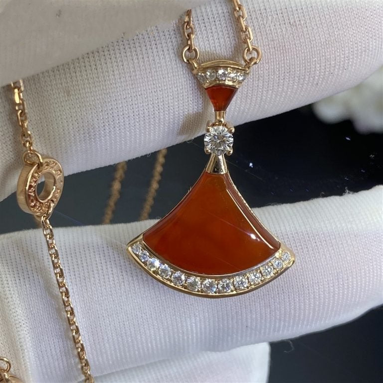 [⭐Reverie Jewels]DREAM NECKLACE CARNELIAN DIAMOND