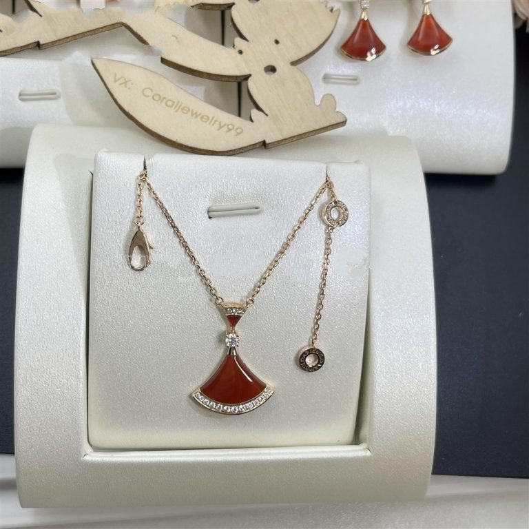 [⭐Reverie Jewels]DREAM NECKLACE CARNELIAN DIAMOND