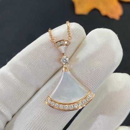 [⭐Reverie Jewels]DREAM NECKLACE MOP PINK GOLD DIAMOND