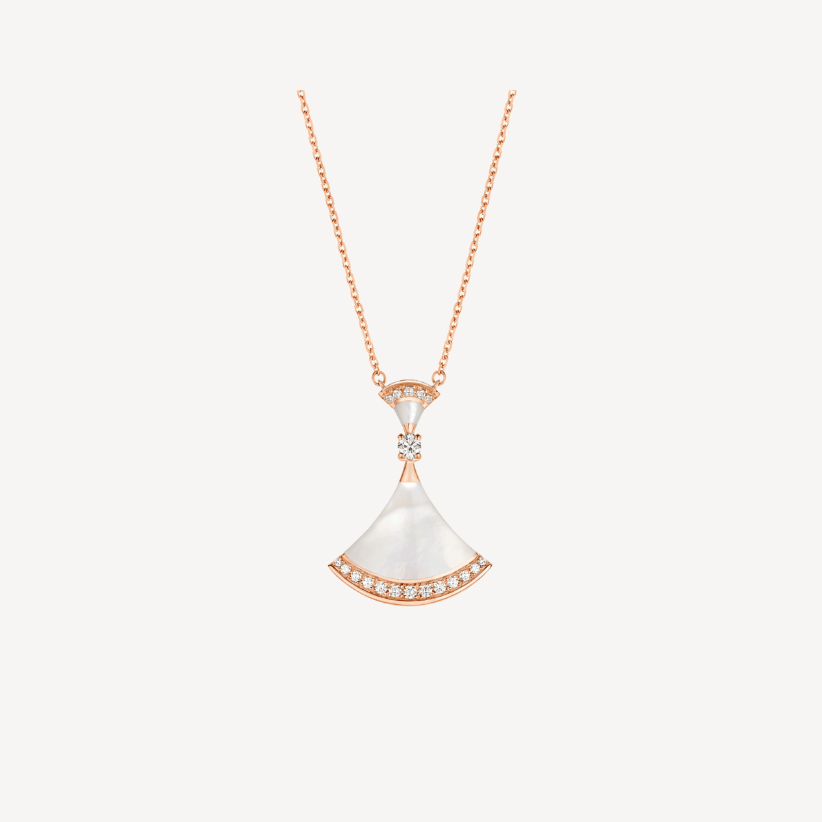 [⭐Reverie Jewels]DREAM NECKLACE MOP PINK GOLD DIAMOND