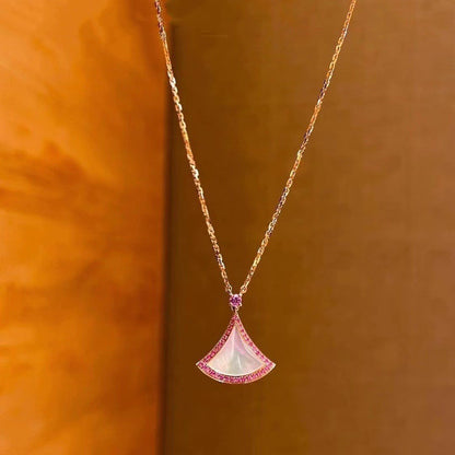 [⭐Reverie Jewels]DREAM NECKLACE MOP DIAMOND PINK