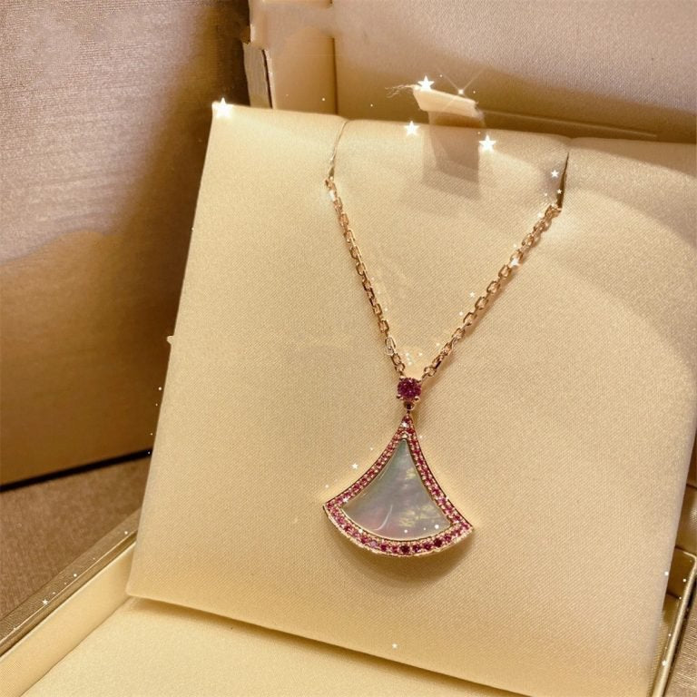 [⭐Reverie Jewels]DREAM NECKLACE MOP DIAMOND PINK