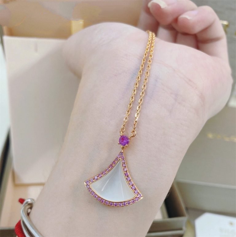 [⭐Reverie Jewels]DREAM NECKLACE MOP DIAMOND PINK