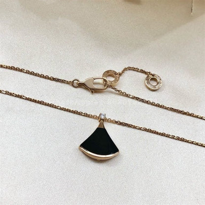 [⭐Reverie Jewels]DREAM NECKLACE ONYX 1 DIAMOND