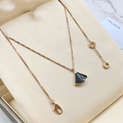 [⭐Reverie Jewels]DREAM NECKLACE ONYX 1 DIAMOND