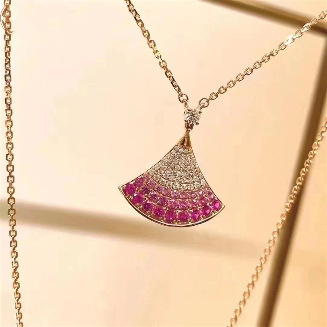 [⭐Reverie Jewels]DREAM NECKLACE PINK GOLD PINK DIAMOND