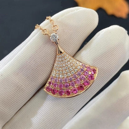[⭐Reverie Jewels]DREAM NECKLACE PINK GOLD PINK DIAMOND