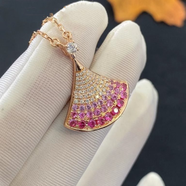 [⭐Reverie Jewels]DREAM NECKLACE PINK GOLD PINK DIAMOND