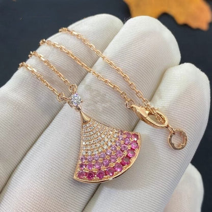 [⭐Reverie Jewels]DREAM NECKLACE PINK GOLD PINK DIAMOND