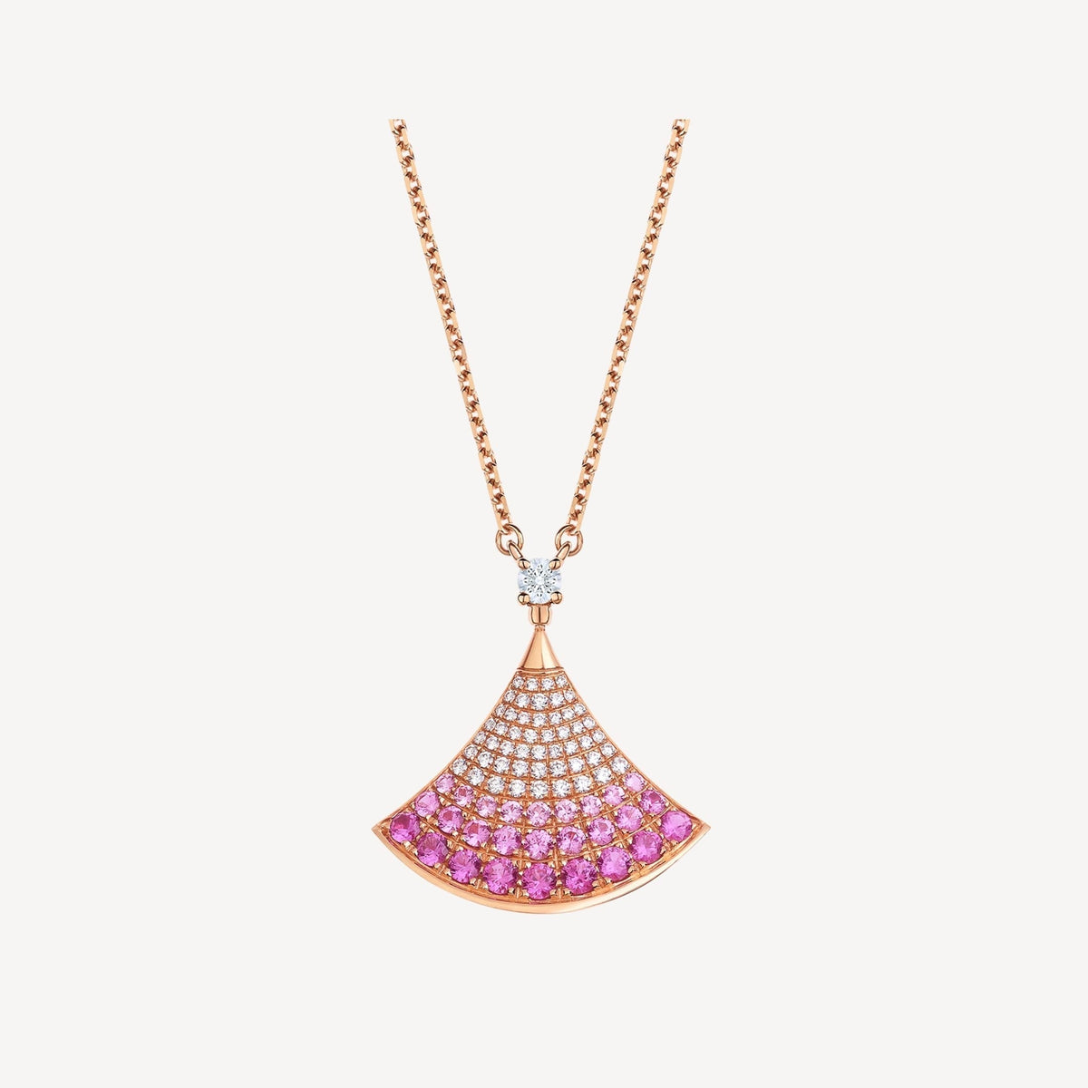 [⭐Reverie Jewels]DREAM NECKLACE PINK GOLD PINK DIAMOND