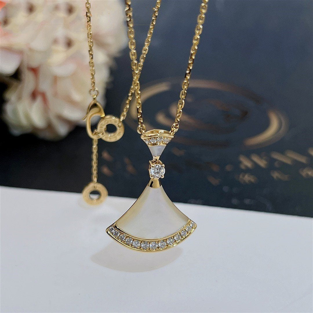 [⭐Reverie Jewels]DREAM NECKLACE MOP GOLD DIAMOND