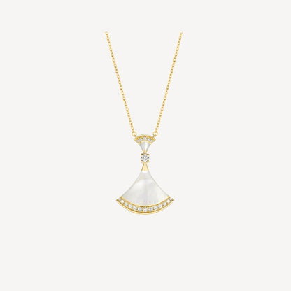 [⭐Reverie Jewels]DREAM NECKLACE MOP GOLD DIAMOND