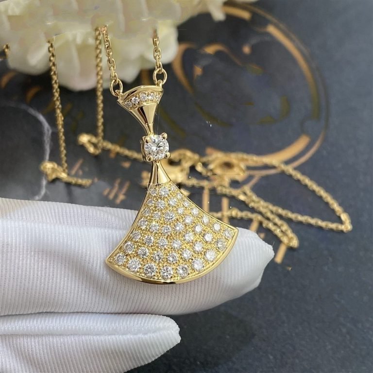 [⭐Reverie Jewels]DREAM NECKLACE GOLD FULL DIAMOND