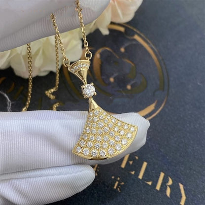 [⭐Reverie Jewels]DREAM NECKLACE GOLD FULL DIAMOND