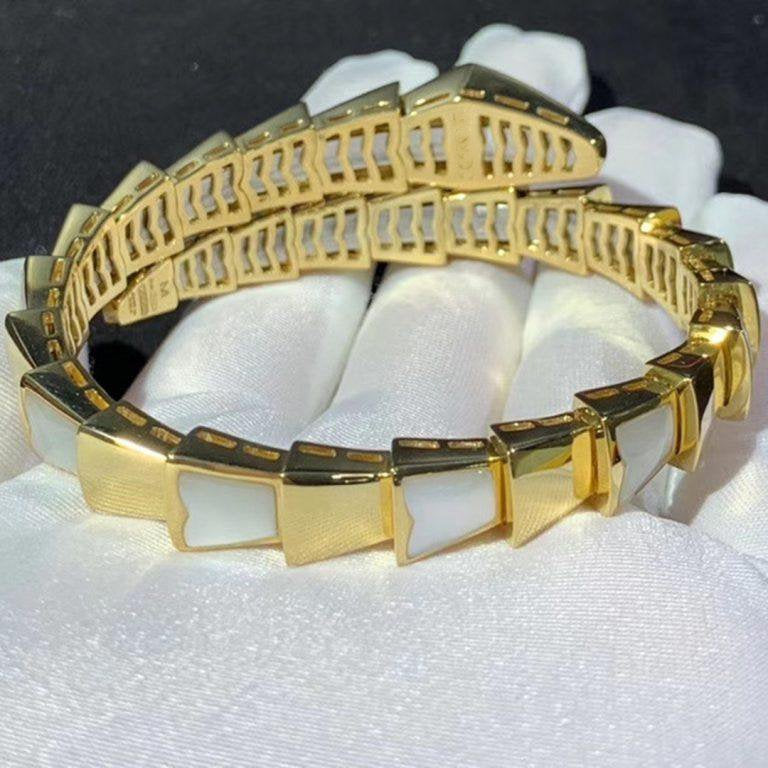 [⭐Reverie Jewels]SERPENTI BRACELET MOP GOLD