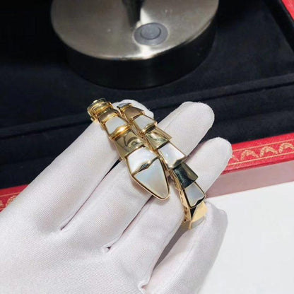 [⭐Reverie Jewels]SERPENTI BRACELET MOP GOLD