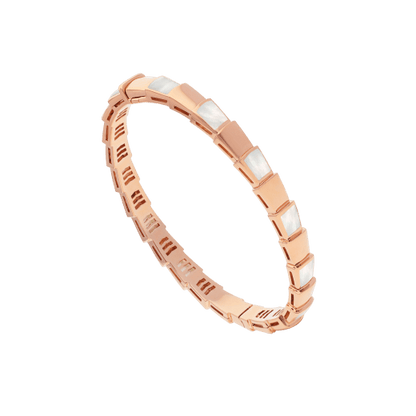 [⭐Reverie Jewels]SERPENTI BRACELET PINK GOLD MOP