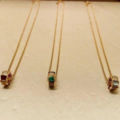 [⭐Reverie Jewels]SERPENTI PEDANT DIAMOND NECKLACE