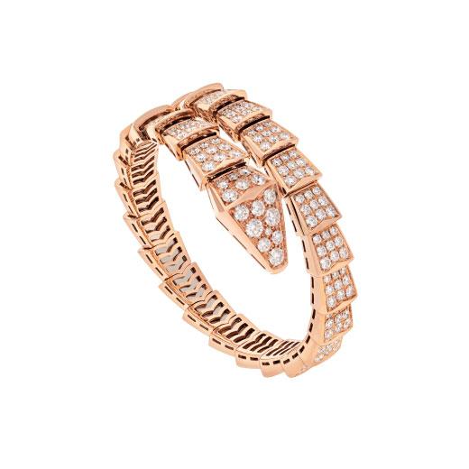 [⭐Reverie Jewels]SERPENTI BRACELET 8MM PINK GOLD DIAMOND