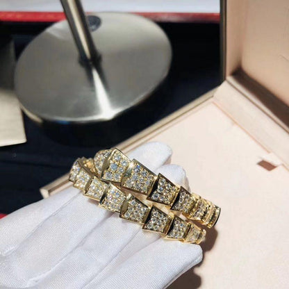 [⭐Reverie Jewels]SERPENTI BRACELET 8MM GOLD DIAMOND