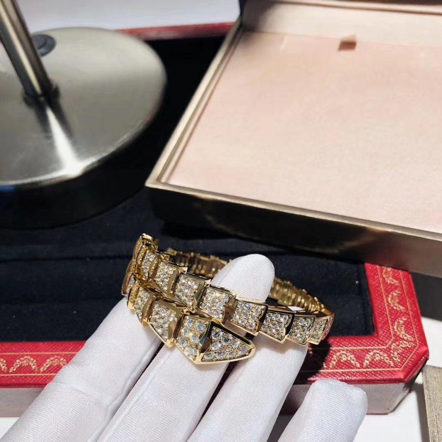 [⭐Reverie Jewels]SERPENTI BRACELET 8MM GOLD DIAMOND