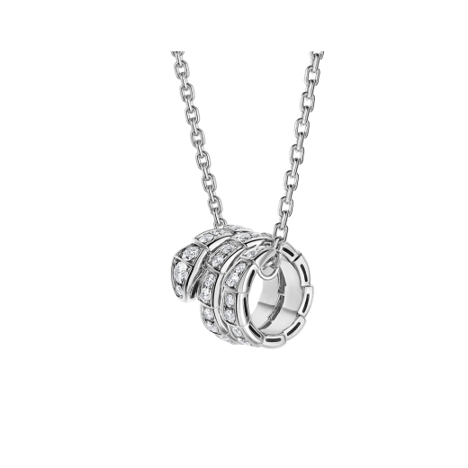 [⭐Reverie Jewels]SERPENTI  NECKLACE DOUBLE RING DIAMOND
