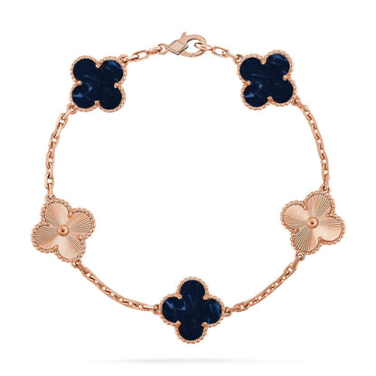 [⭐Reverie Jewels]CLOVER 5 MOTIF PIETERSITE BRACELET COLLECTION