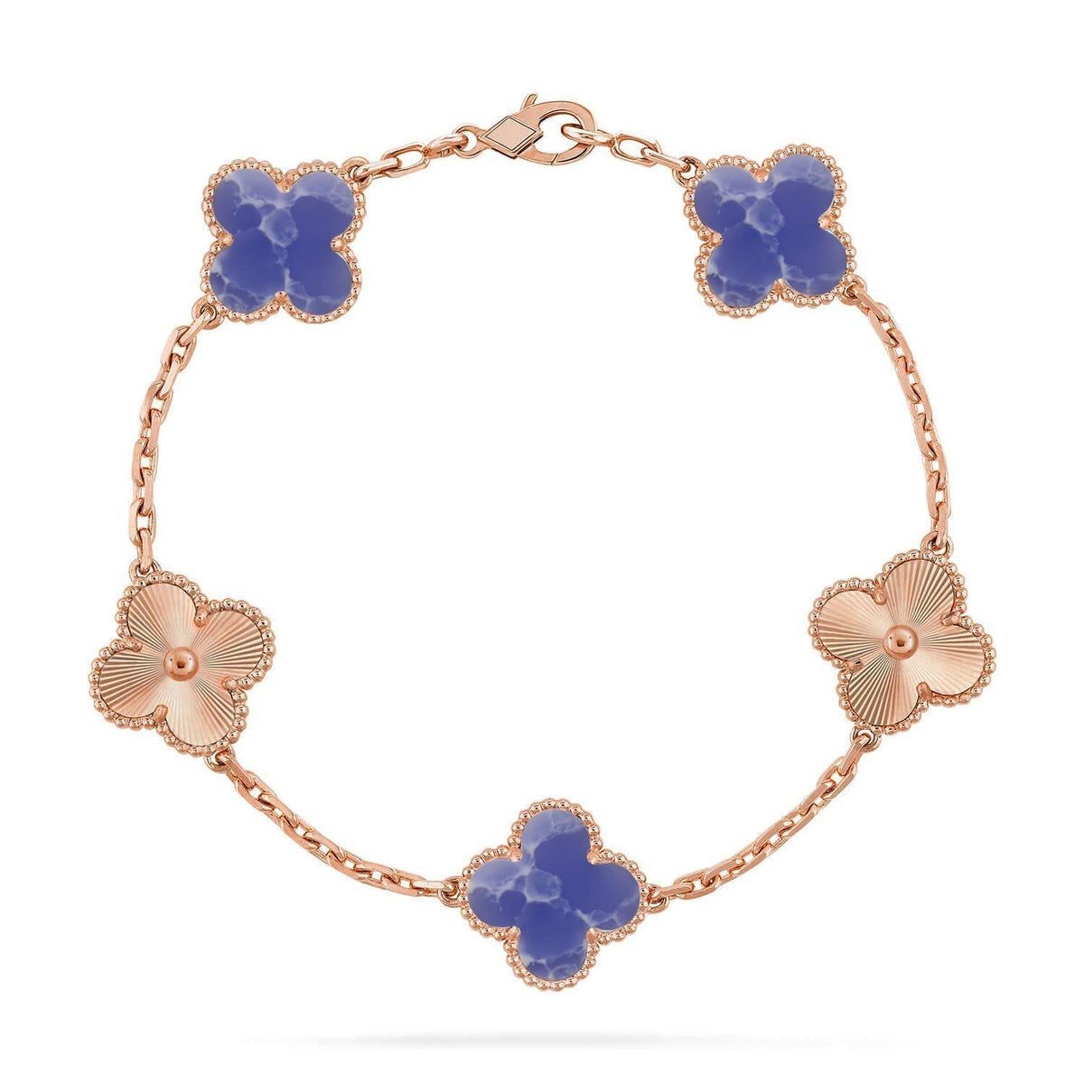 [⭐Reverie Jewels]CLOVER 5 MOTIF BLUE VEINS BRACELET COLLECTION