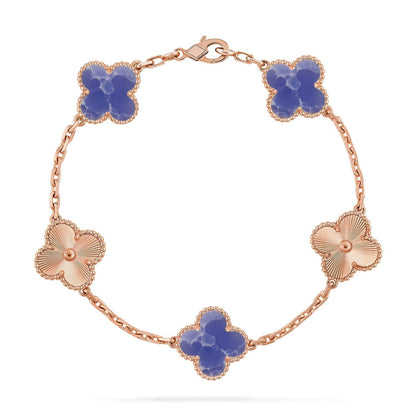 [⭐Reverie Jewels]CLOVER 5 MOTIF BLUE VEINS BRACELET COLLECTION