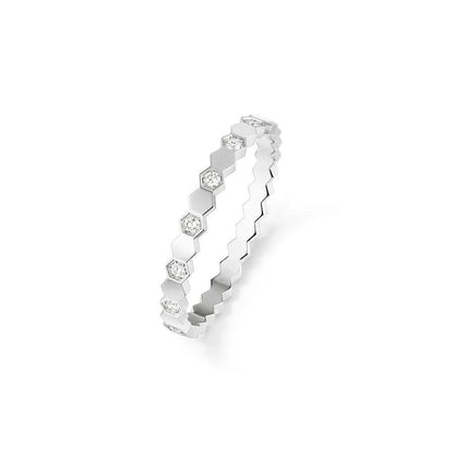 [⭐Reverie Jewels]BEE LOVE RING SILVER DIAMOND