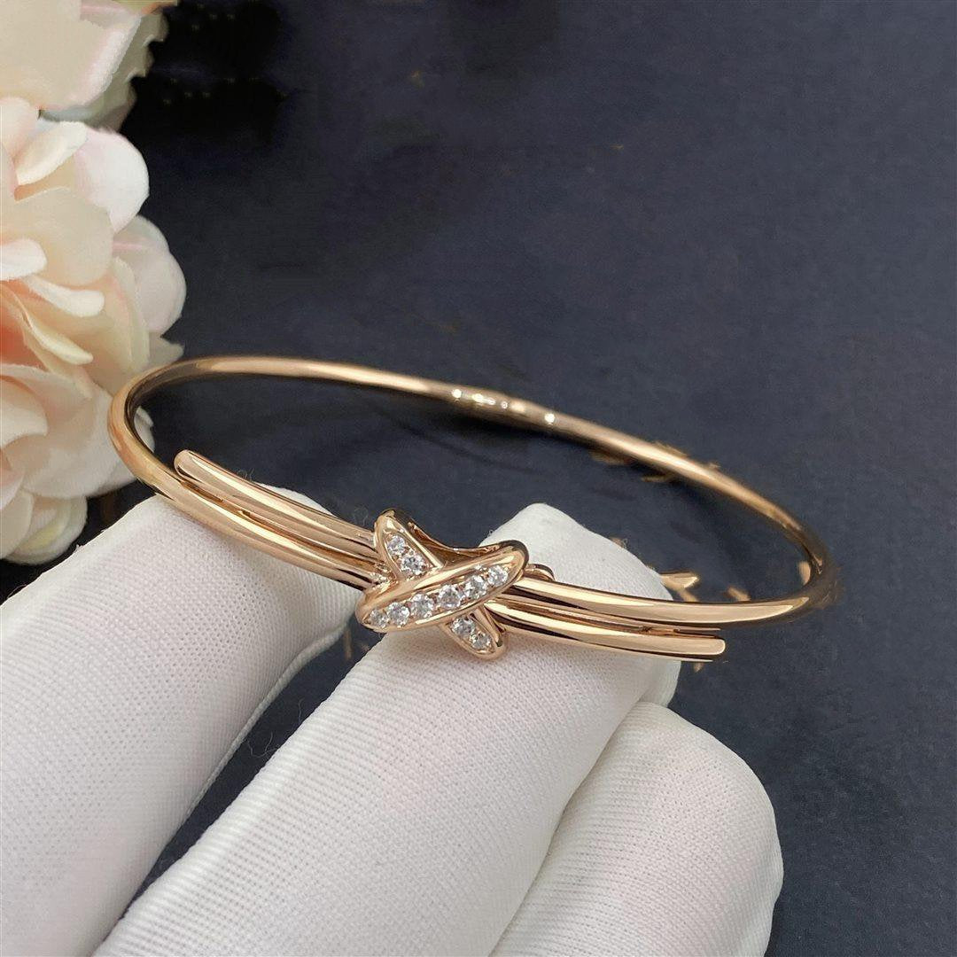 [⭐Reverie Jewels]JEUX DE BRACELET PINK GOLD DIAMONDS