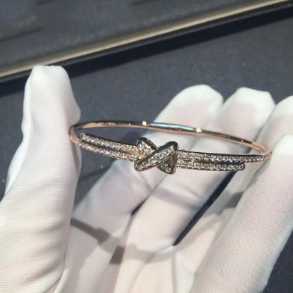 [⭐Reverie Jewels]JEUX DE BRACELET DIAMONDS PINK GOLD