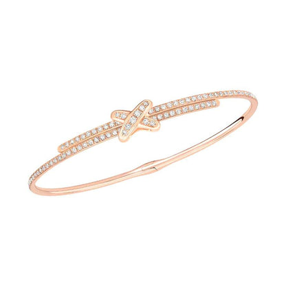[⭐Reverie Jewels]JEUX DE BRACELET DIAMONDS PINK GOLD