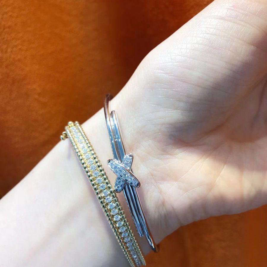 [⭐Reverie Jewels]JEUX DE BRACELET SILVER DIAMONDS