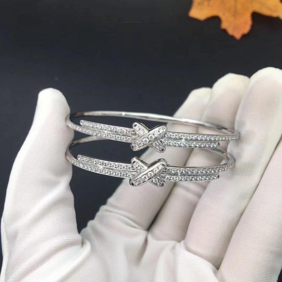 [⭐Reverie Jewels]JEUX DE BRACELET DIAMONDS SILVER