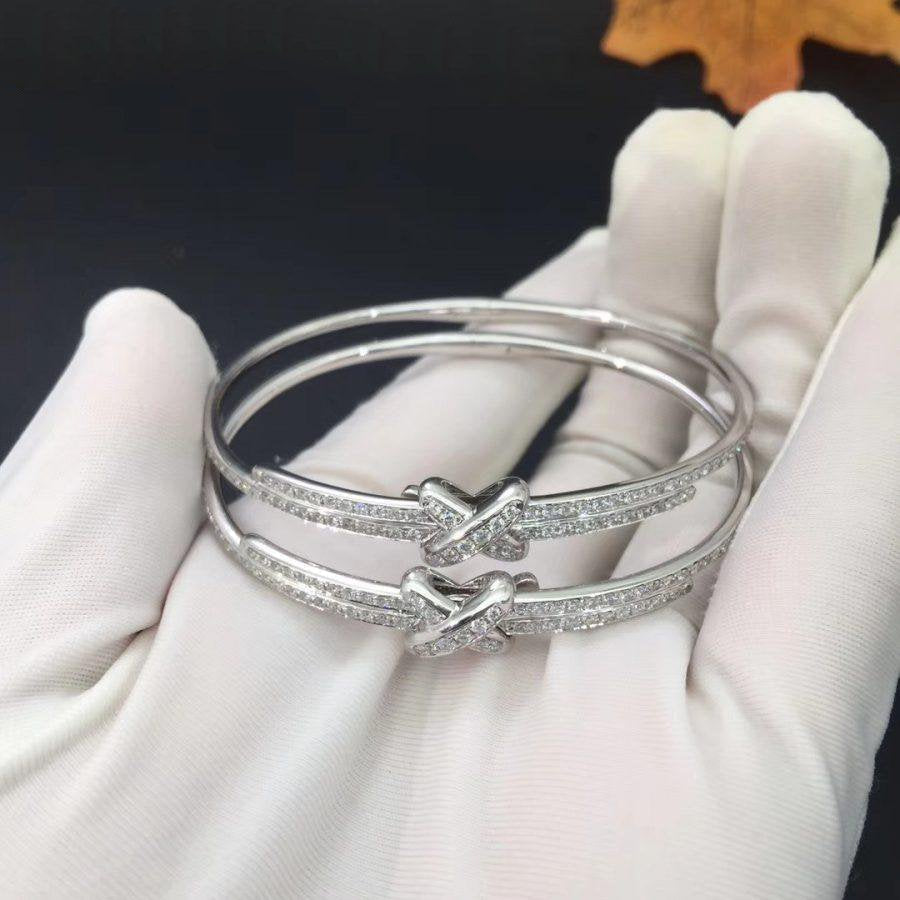 [⭐Reverie Jewels]JEUX DE BRACELET DIAMONDS SILVER