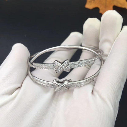 [⭐Reverie Jewels]JEUX DE BRACELET DIAMONDS SILVER