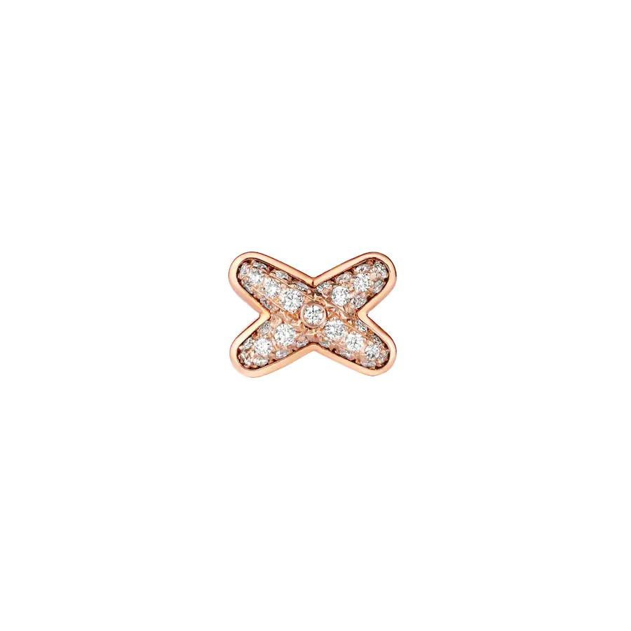 [⭐Reverie Jewels]JEUX DE PINK GOLD DIAMOND EARRINGS