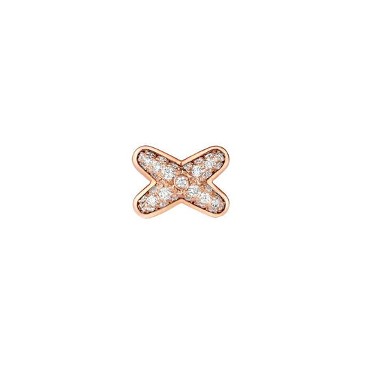 [⭐Reverie Jewels]JEUX DE PINK GOLD DIAMOND EARRINGS