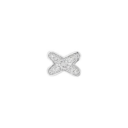 [⭐Reverie Jewels]JEUX DE SILVER DIAMOND EARRINGS