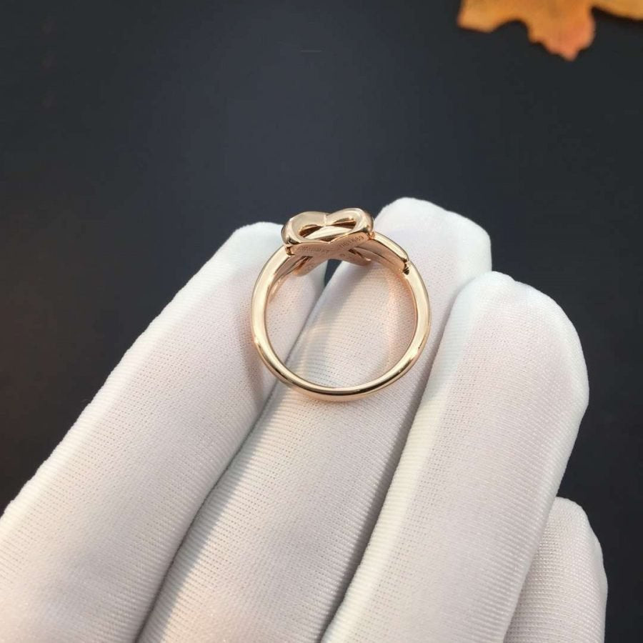 [⭐Reverie Jewels]JEUX DE PINK GOLD DIAMOND RING