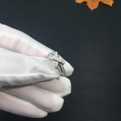 [⭐Reverie Jewels]JEUX DE SILVER DIAMOND RING