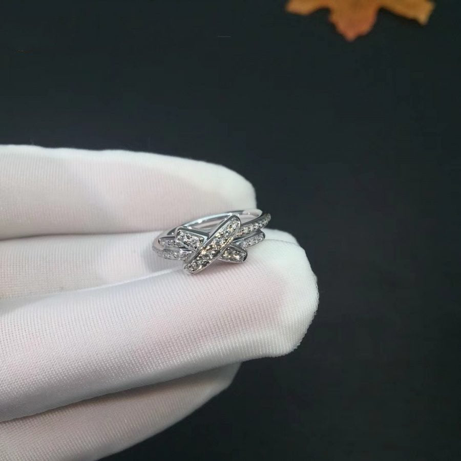 [⭐Reverie Jewels]JEUX DE SILVER DIAMOND RING