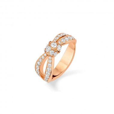 [⭐Reverie Jewels]LIENS PINK GOLD DIAMOND RING