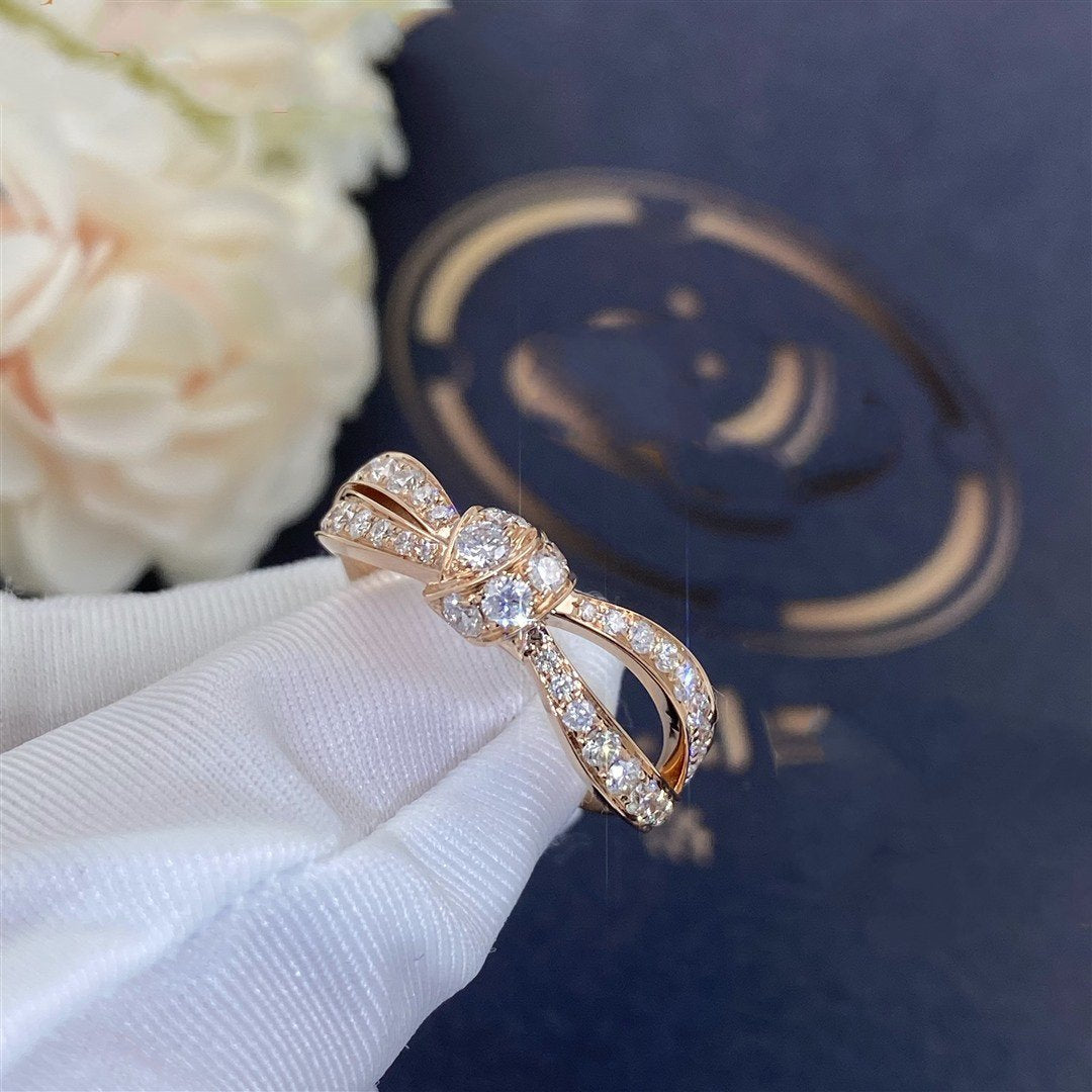 [⭐Reverie Jewels]LIENS PINK GOLD DIAMOND RING